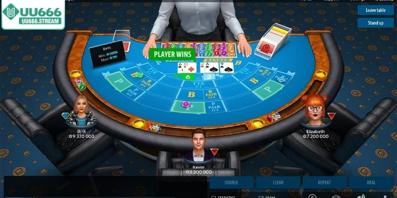 Hướng dẫn đặt cược một ván baccarat